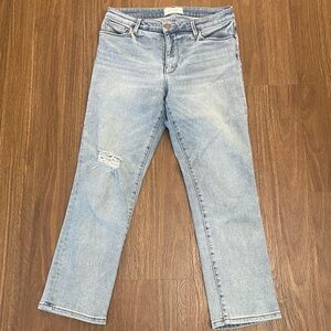 Evereve Light Wash Straight Leg Women's Jeans